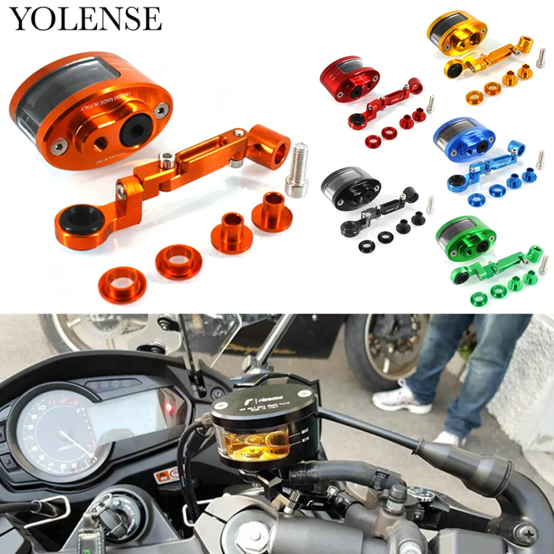 For Yamaha YZF-R1 YZF-R15 YZF-R25 YZF-R3 YZF-R6 Motorcycle CNC Brake Fluid Reservoir Clutch Tank Oil Cup Accessories | Автомобили и