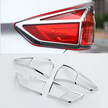 

For Honda City 2015 2016 Car Styling ABS Chrome Rear Tail Light Lamp Cover Trim Taillight Garnish Auto Moulding Accessories 4Pcs