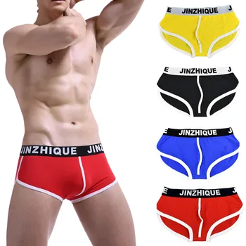 

Mens Underwears Mens Splicing Knickers Soft Breathable Underpants Sexy Briefs