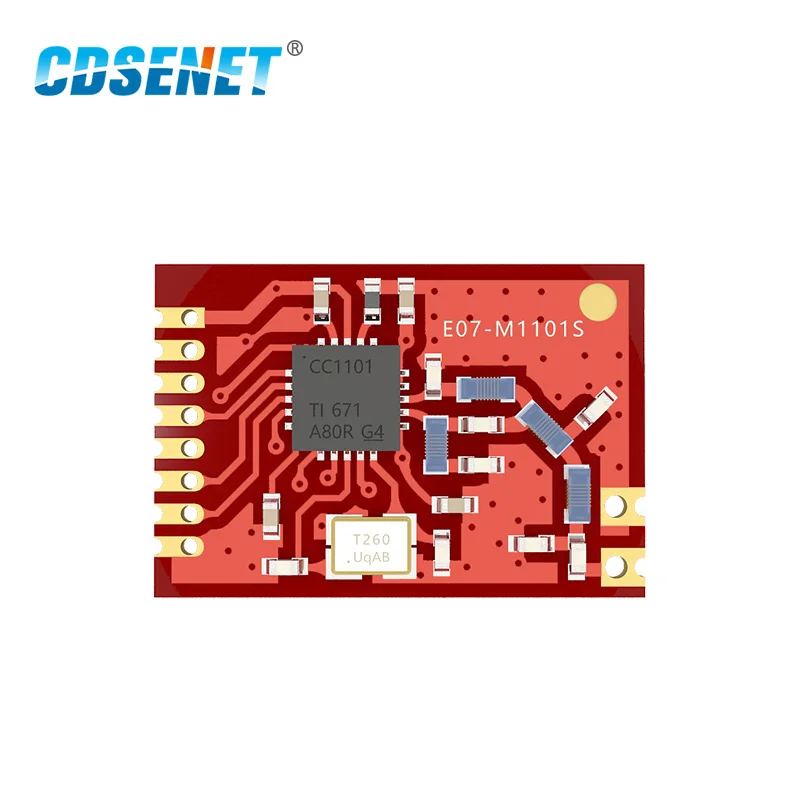 CC1101 433 МГц приемопередатчик rf модуль CDSENET E07-M1101S 10 мВт SPI радиочастотный передатчик и приемник 433 МГц отверстие для штампа CC1101