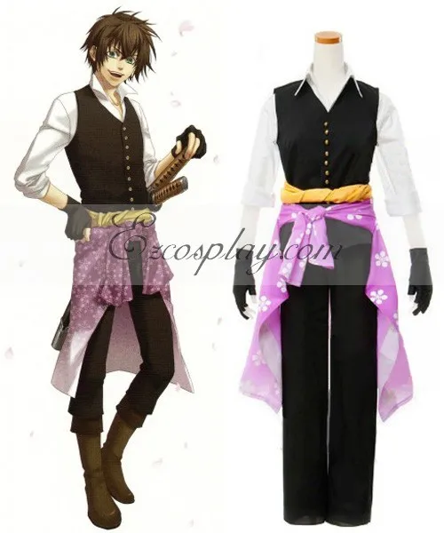 

Костюм для косплея Hakuouki Shinsengumi Kitan Heisuke Todo E001
