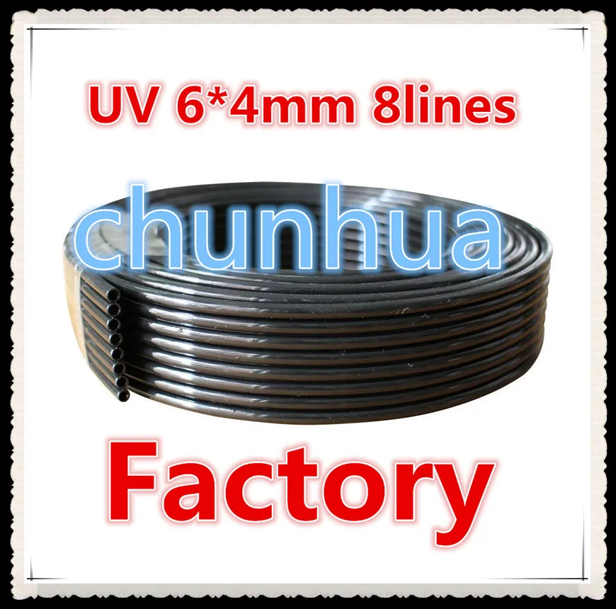 best quality Inkjet Printer 6*4mm 8lines UV inks tube 6mm*4mm ink tube