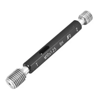 

M10 x 1.25 6H Steel Pipe Thread Plug Gage Go/No Go Gauge Gaging Tool