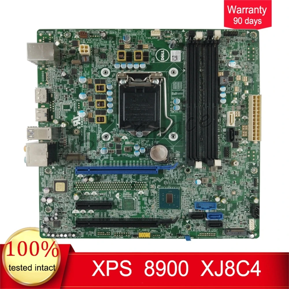 XJ8C4 XPS 8900 Motherboard For DELL XPS 8900 Desktop Motherboard CN-0XJ8C4  LGA1151 Mainboard 100%tested fully work