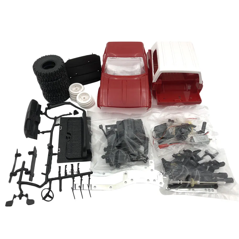Премиум Прочный RC автомобиль DIY KIT мальчики подарки 1:16 гусеничный для Wpl C-24 пульт дистанционного управления
