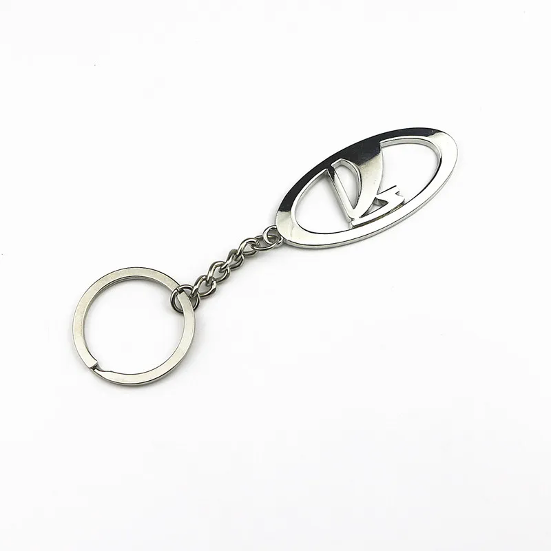 3D металлический Автомобильный ключ для Лада Нива Калина приора гранта модные новые авто принадлежности Лада эмблема брелок для ключей автомобильные аксессуары цепочки для ключей