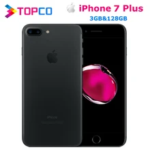 Apple iPhone 7 Plus заводской разблокированный мобильный телефон 4G LTE 5," двухъядерный A10 12MP ram 3GB rom 128GB сотовый телефон NFC