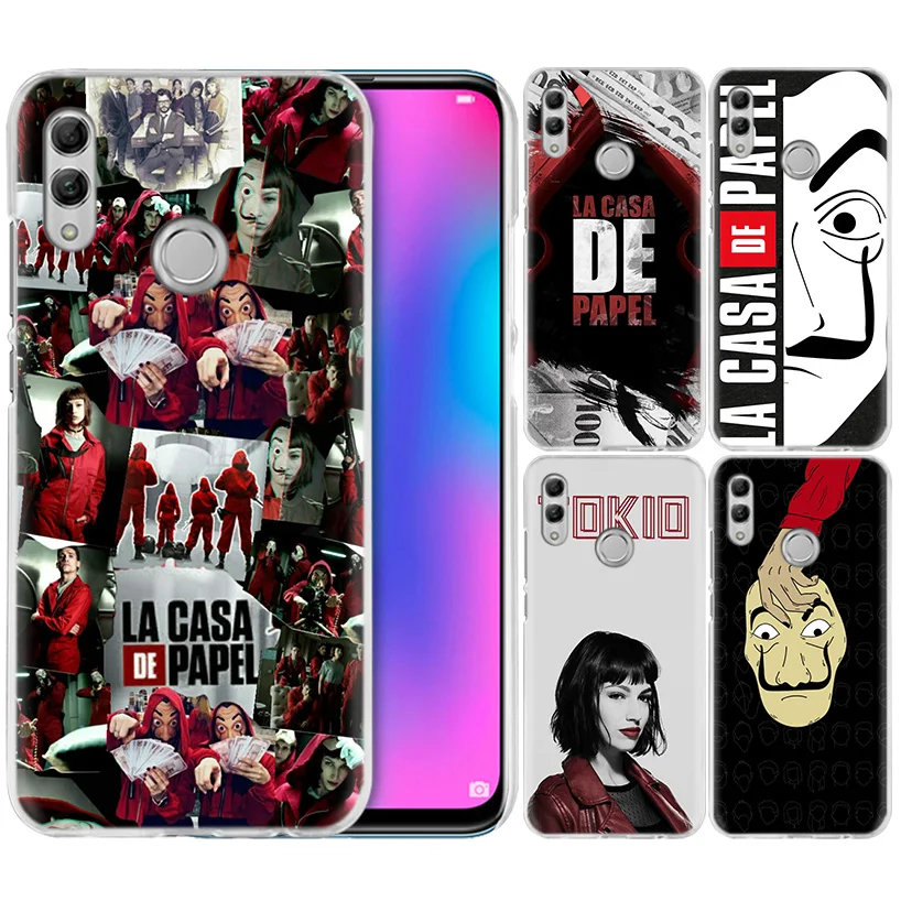 

TV La Casa De Papel Case for Huawei Honor 8X Y9 9 10 Lite Play 8C 8S 8A Pro V20 20i 10i Y6 Y7 2019 Hard PC Coque Phone Cover NEW