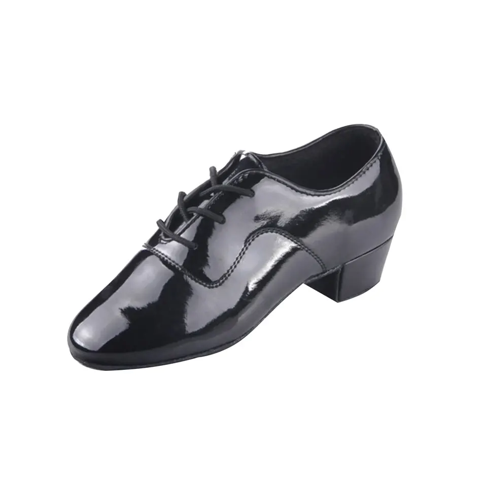 Msmax LDM-2 детская обувь для мальчиков Лакированная кожа обувь для латинских танцев современное бальное профессиональная сценическая Танго, латина, обувь для детей