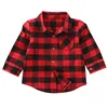 Newborn Unisex Clothes Autumn Top Baby Boy Shirt CHild Long Sleeve Plaid Shirts Kid Girl Cotton Blouse Baby Girl Clothes ► Photo 1/6