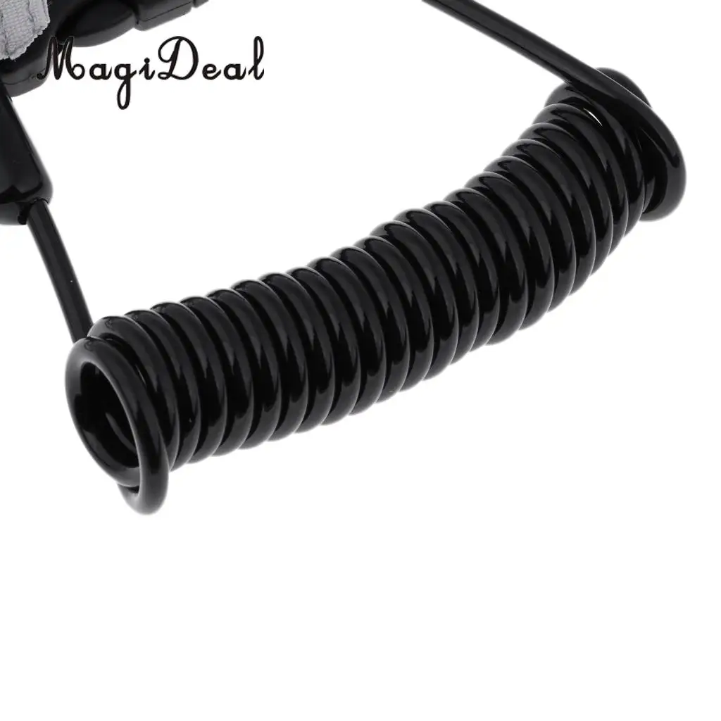 Scuba Reef Hook Double Hook Reef Drift Hook with Spiral Coil Lanyard and Quick Release Buckle Diving Safety Accessories