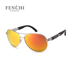 Fenchi 2017 sunglasses metal hot rays driver pilot mirror fashion design new colourful sunglasses high quality