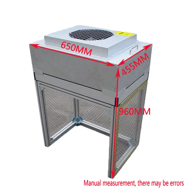 

Mobile Phone Repair Pressure Film Film Defoamer Aluminum Alloy Dust-free Workbench FFU Clean Shed Clean Work Space 80-120W
