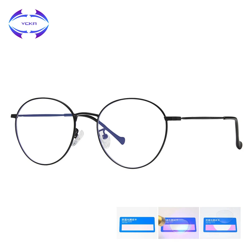 VCKA, компьютерный анти-синий светильник, блокирующие очки, сплав, очки для женщин, очки для геймеров, мужчин, радиационные очки Lentes Luz Azul