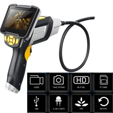 4,3 дюймовый экран дисплея 1 м 5 м 10 м портативный эндоскоп промышленные домашние Эндоскопы с 6 светодиодами