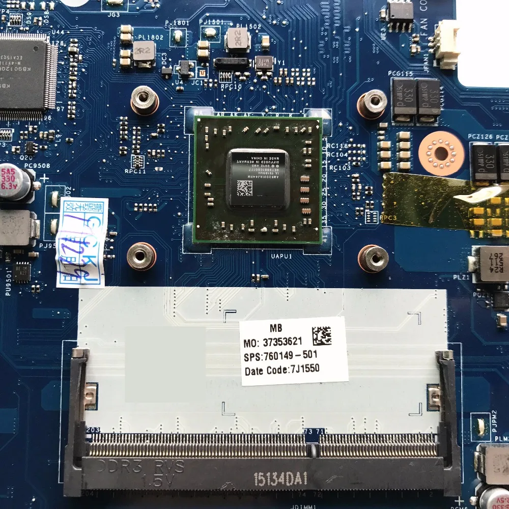 Стильная материнская плата для ноутбука HP Pavilion 15 G H LA A996P 760149 501 с фотопроцессором