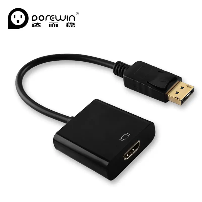 DisplayPort DP Male to HDMI Female Adapter HDTV 1080P PC Mac Gold Plated Convert
