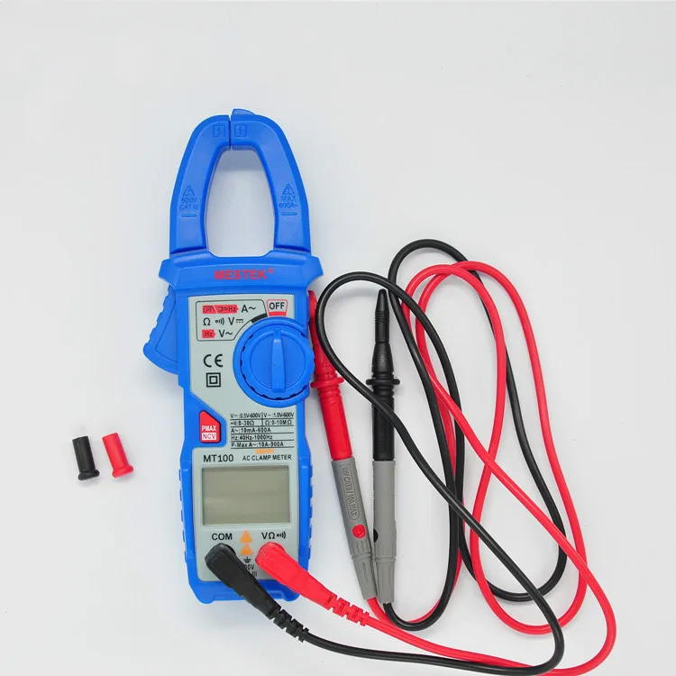 Intelligent digital AC clamp meter clamp on ammeter multimeter