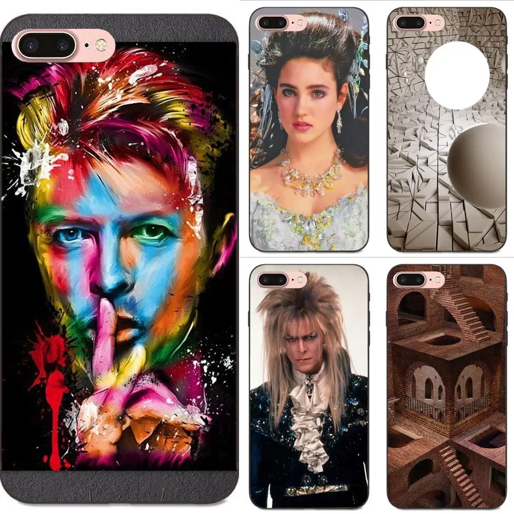 

For Huawei Honor 5A 6A 6C 7A 7C 7X 8A 8C 8X 9 10 P8 P9 P10 P20 P30 Mini Lite Plus Soft TPU Cases David Bowie Labyrinth Movie