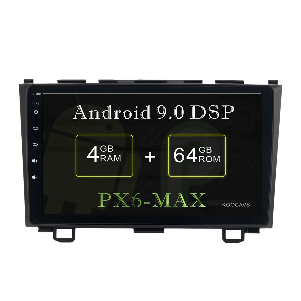 Top KOOCAVS 9" IPS Android 9.0 Car GPS Radio Player for  Honda CRV 2008 2009 2010 2011  4GB+64GB Stereo Multimedia Headunit 0