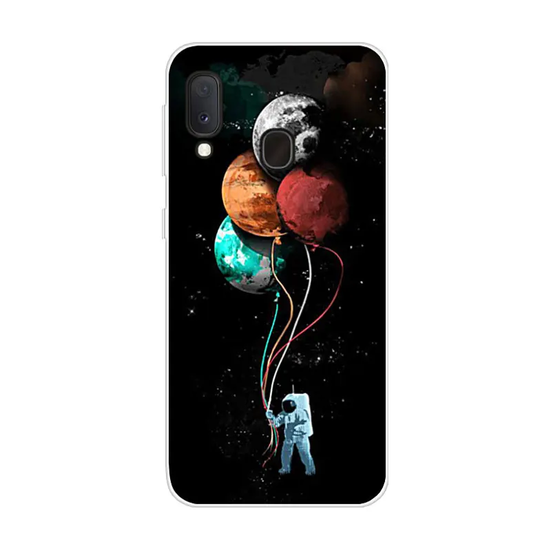 для samsung A20E Чехол силиконовый мягкий ТПУ чехол телефона с принтом льва Galaxy A202F A 20E