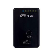 2015 Новый 750Mbs AC750 Dual Band Wireless Wifi Маршрутизатор Ретранслятор Extender Booster 802.11AC 2.4 Г 5 Г Сети WPS AP wi-fi Антенны