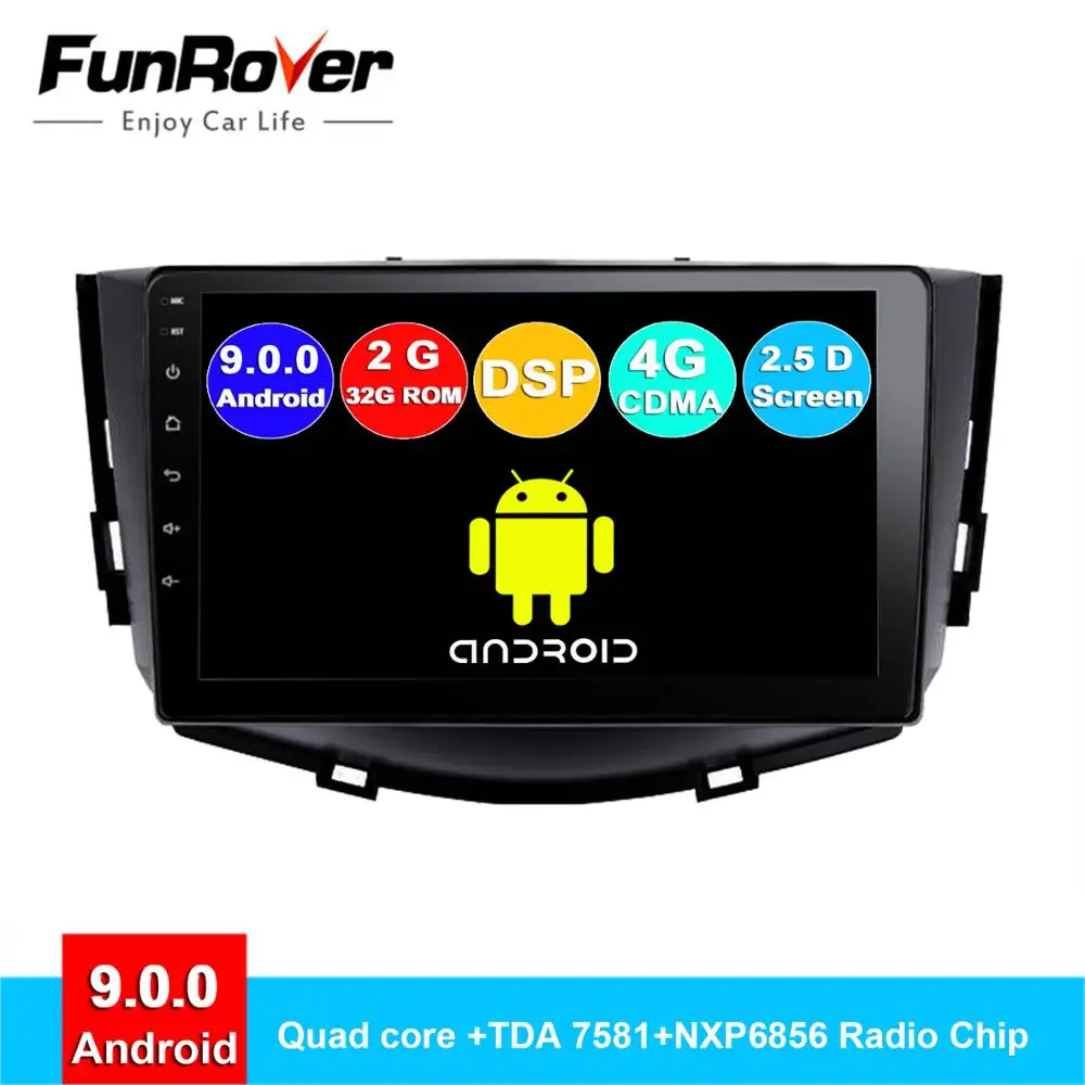 

FUNROVER android 9.0 2 din car dvd multimedia player For LIFAN X60 2012-2016 radio gps navigation system stereo navi 2.5D DSP BT
