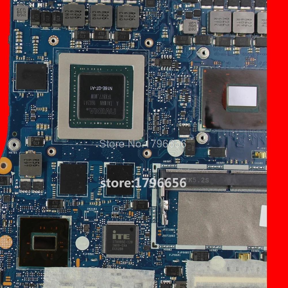 Материнская плата для ноутбука GL502VT 8G RAM I7 6700HQ GTX970M/3GB For Asus GL502 GL502V тестовая