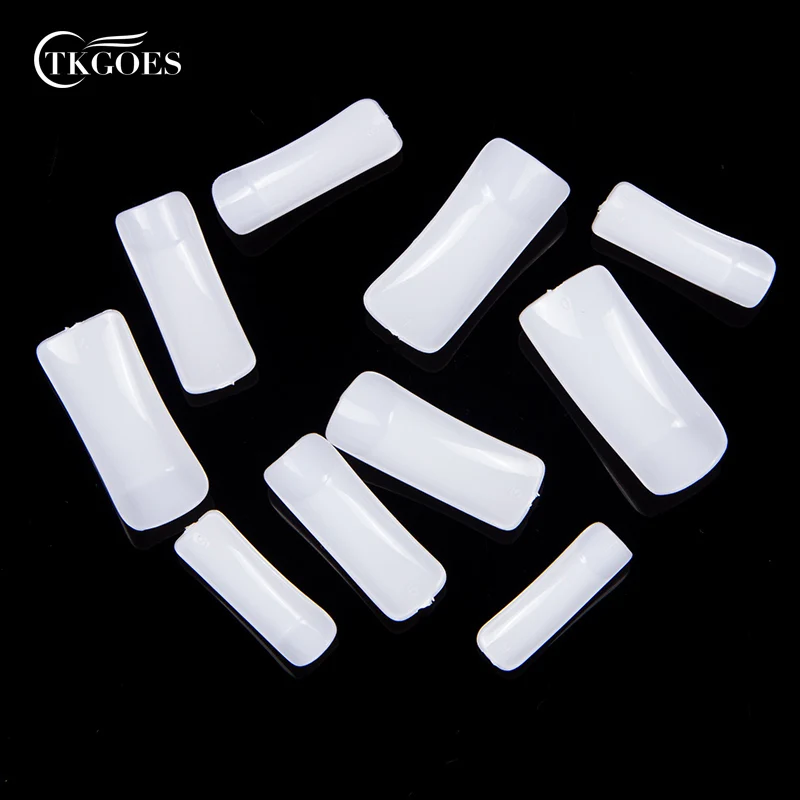 TKGOES-500-PCS-Fake-Nail-Tips-UV-Gel-Half-Cover-White-French-False-Nail-Tips-Acrylic (1)