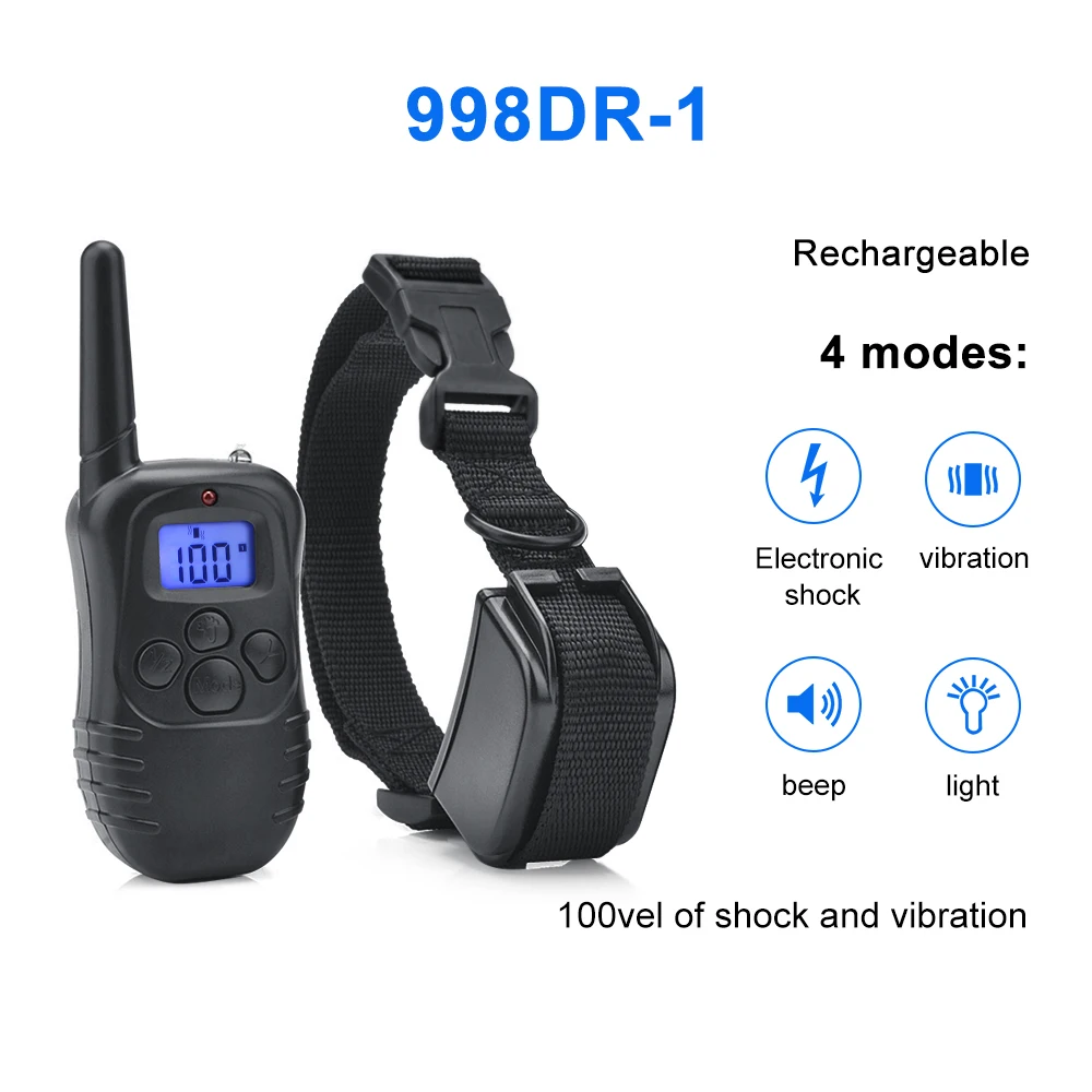 998DR 1 300 м дистанционный Электрический ударный Вибрационный перезаряжаемый