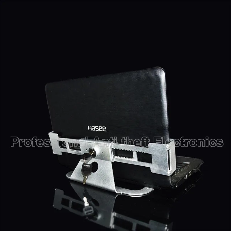 9pcs/lot Aluminum Alloy 13-19 inch Laptop Holder Bracket anti Theft Laptop Display Stand With Security Lock and Key