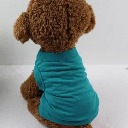 Cotton Dog Vest Shirt - Summer Pet Apparel - 3XL (Dark Green)