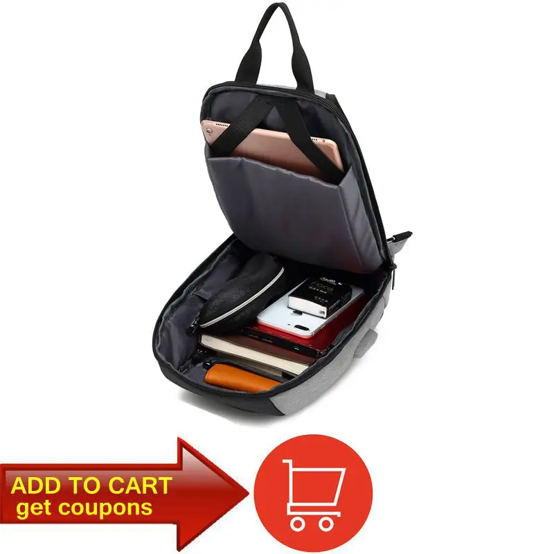 BAIBU جديد متعددة الوظائف الصدر حزمة الرجال عارضة الكتف Crossbody حقيبة USB شحن حقيبة صدر للرجال طارد المياه ipad حقيبة ساعي