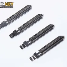 Выгравированный линейный ключ для 2 в 1 LiShi HY15 для hyundai весы режа зубы Заготовка ключа замка зажигания автомобиля слесарный инструмент Поставки