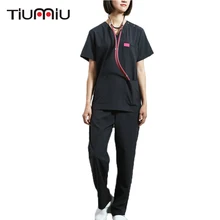 Униформа доктора Медсестры скраб наборы медицинская хирургическая одежда больница стоматологическая клиника салон красоты Рабочая одежда высокого качества