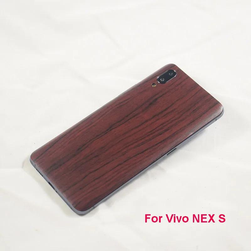 MLLSE Newest High Simulation Wood Grain Sticker 3M Phone Back Paste Sticker For Vivo NEX S Wood Skin Protective Film Sticker (7)