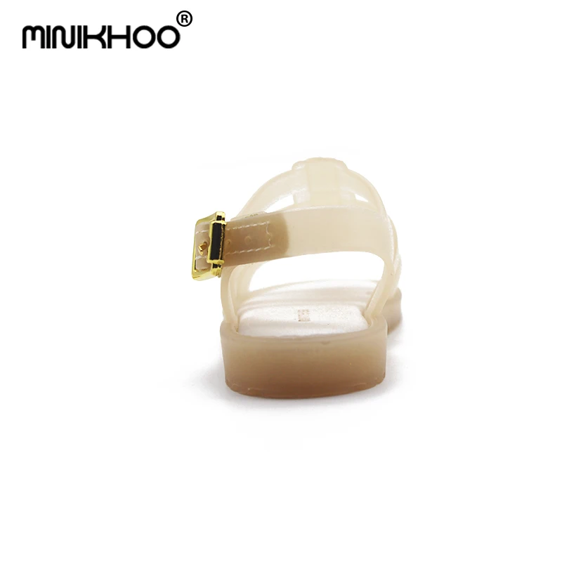Mini Melissa/2018 римские сандалии обувь для мальчиков девочек прозрачная детская