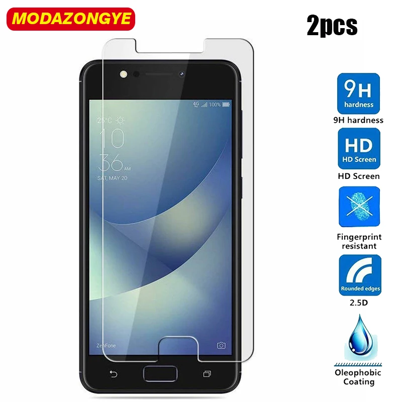 2 шт. закаленное стекло для Asus ZenFone 4 Max ZC520KL защита экрана X00HD ZC520 KL защитная