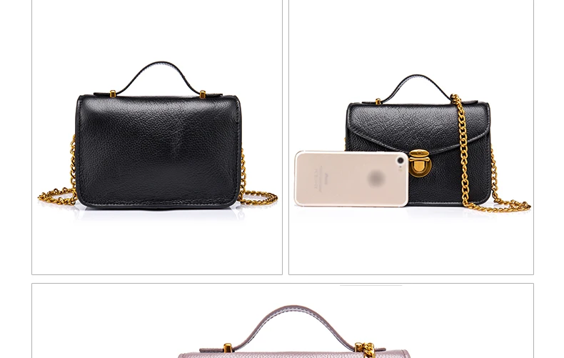 Women Genuine Leather Messenger Bags HBL611 Details (15)