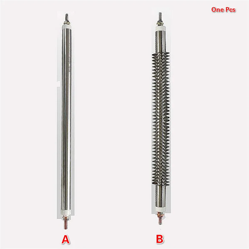 Гладкий/ребристый трубчатый нагреватель, сухой воздух, нагревательная труба 220 В для нагрузки, сушилка для духовки, нагревательный элемент, части прямого типа 500/600 мм