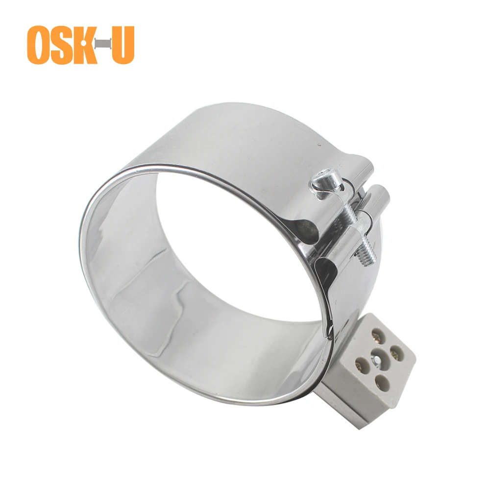 

100mm Inner Diameter Ceramic Band Heater 90/95/100/110mm Height Stainless Steel Electric Heating Element for Plastic Machinery