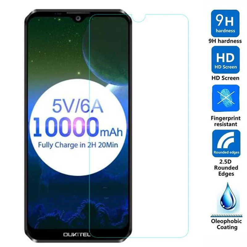 2.5D для OUKITEL K12 защитная пленка из закаленного стекла 9H Взрывозащищенный ЖК-экран |