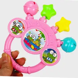Детские милые Погремушки колокольчик игрушки мультфильм красочные развивать ребенка интеллект, игрушка в подарок для ребенка 0-12 месяцев