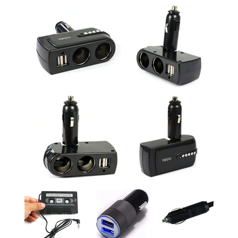 

12V 24V 10A Car Multi-function car charger Cigarette Lighter For Peugeot 307 206 Volvo XC60 S60 XC90 Lada Grant Granta Vesta 20