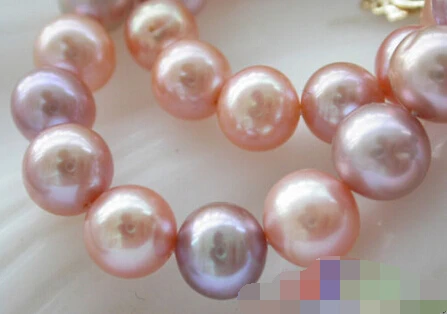 

song voge gem nanJ0320 ROUND nature pink pearl necklace