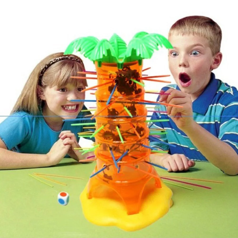 

BOHS Falling Tumbling Monkeys - Game of Motor Skill - Two Player Desktop Family Game- Children Kids Toys Hobbies -with Gift Bag