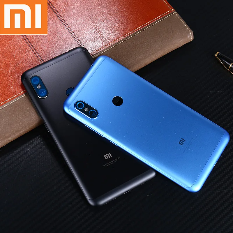 Чехол для задней батареи для Xiaomi Redmi Note 6 Pro Global чехол запасные части кнопки громкости питания+ объектив камеры