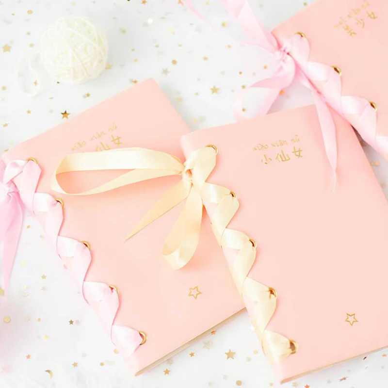 

Portable Small Beautiful Pink Notebook For Girl Bling Cute Dairy Planner Office School Schedule Stationery Organizer Note Gift
