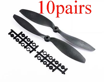 10Pairs Nylon 9450 9047 Propeller Two-blade Electric CW CCW Props Paddle for RC UAV Drone Aircraft 10Pairs Nylon 9450 9047 Propeller Two-blade Electric CW CCW Props Paddle for RC UAV Drone Aircraft