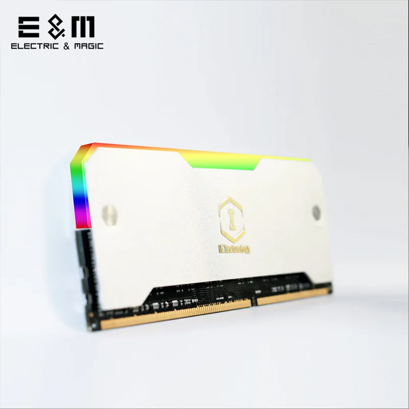 

Universal RGB RAM Shell Memory Glowing Heatsink For Computer LED Cooling Vest Fin Heat Sink Controller For DDR3 DDR4